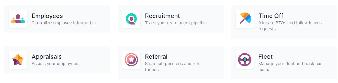 odoo human resource management
