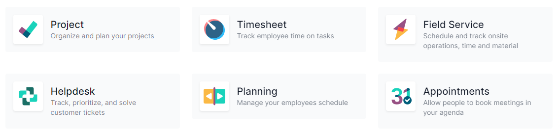 odoo services management