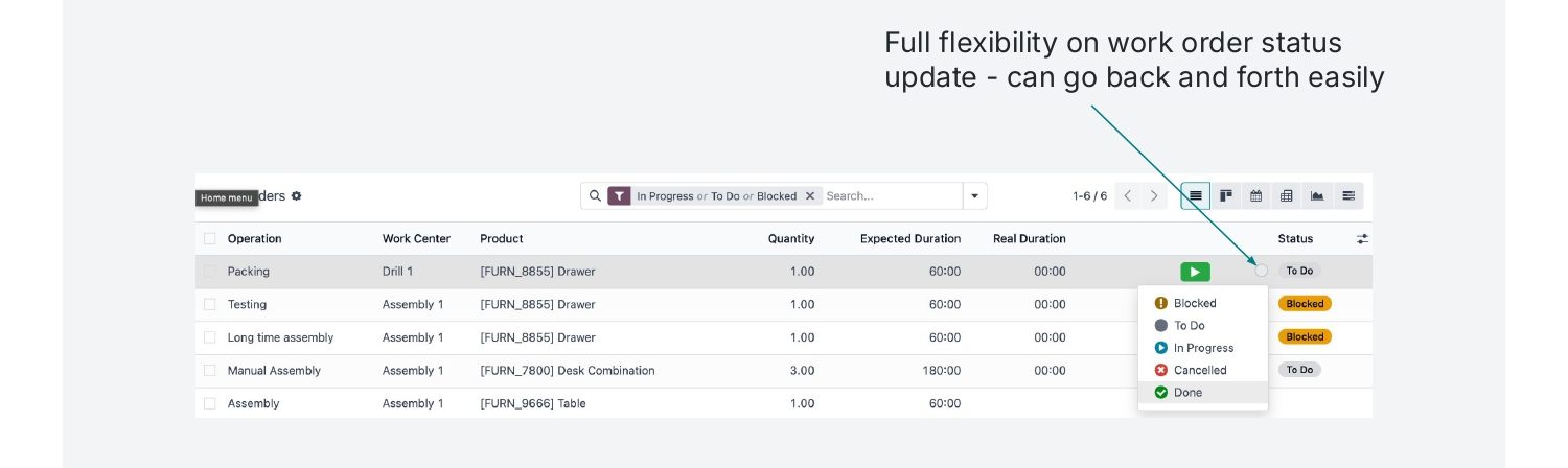 odoo work order revamp
