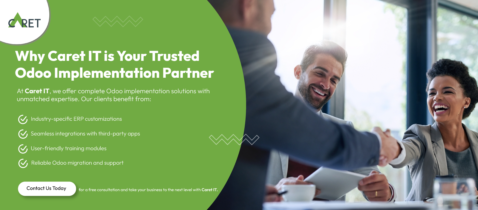 Caret IT is Your Trusted Odoo Implementation Partner